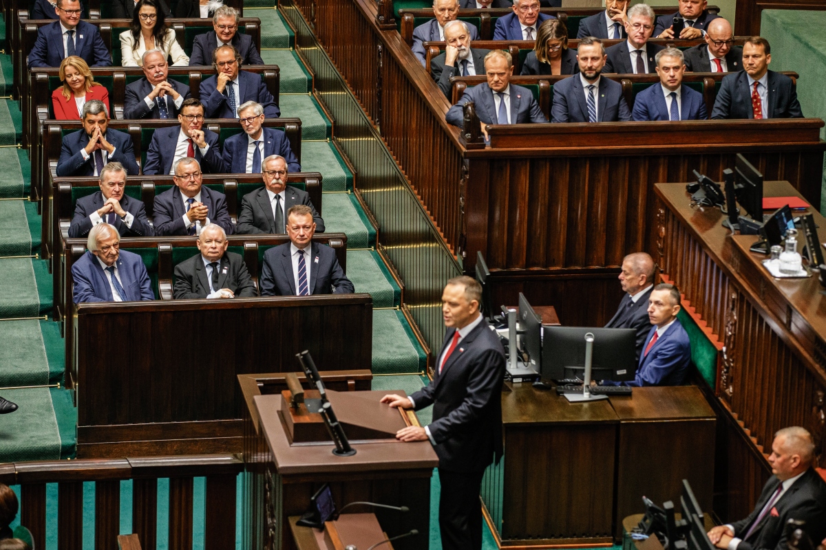 Nawrocki przedstawia plan dla Polski, Tusk odpowiada groźbami