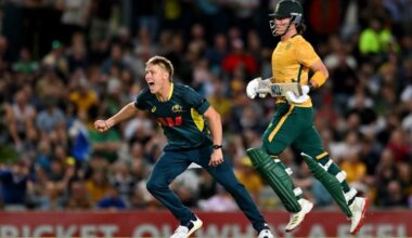 Recent Match Report - Australia vs South Africa 3rd T20I 2025
