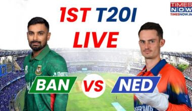 BAN 138/2 (13.3) vs NED | Bangladesh vs Netherlands Live Score Watch BAN vs NED Live score | BAN banaam NED ke Aaj ke match ka Live Score Scorecard Ball By Ball Commentary Updates