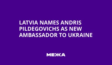 Latvia Names Andris Pildegovichs as New Ambassador to Ukraine