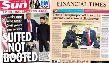 Newspaper headlines: 'Suited not booted' and 'property tax shake-up' - BBC