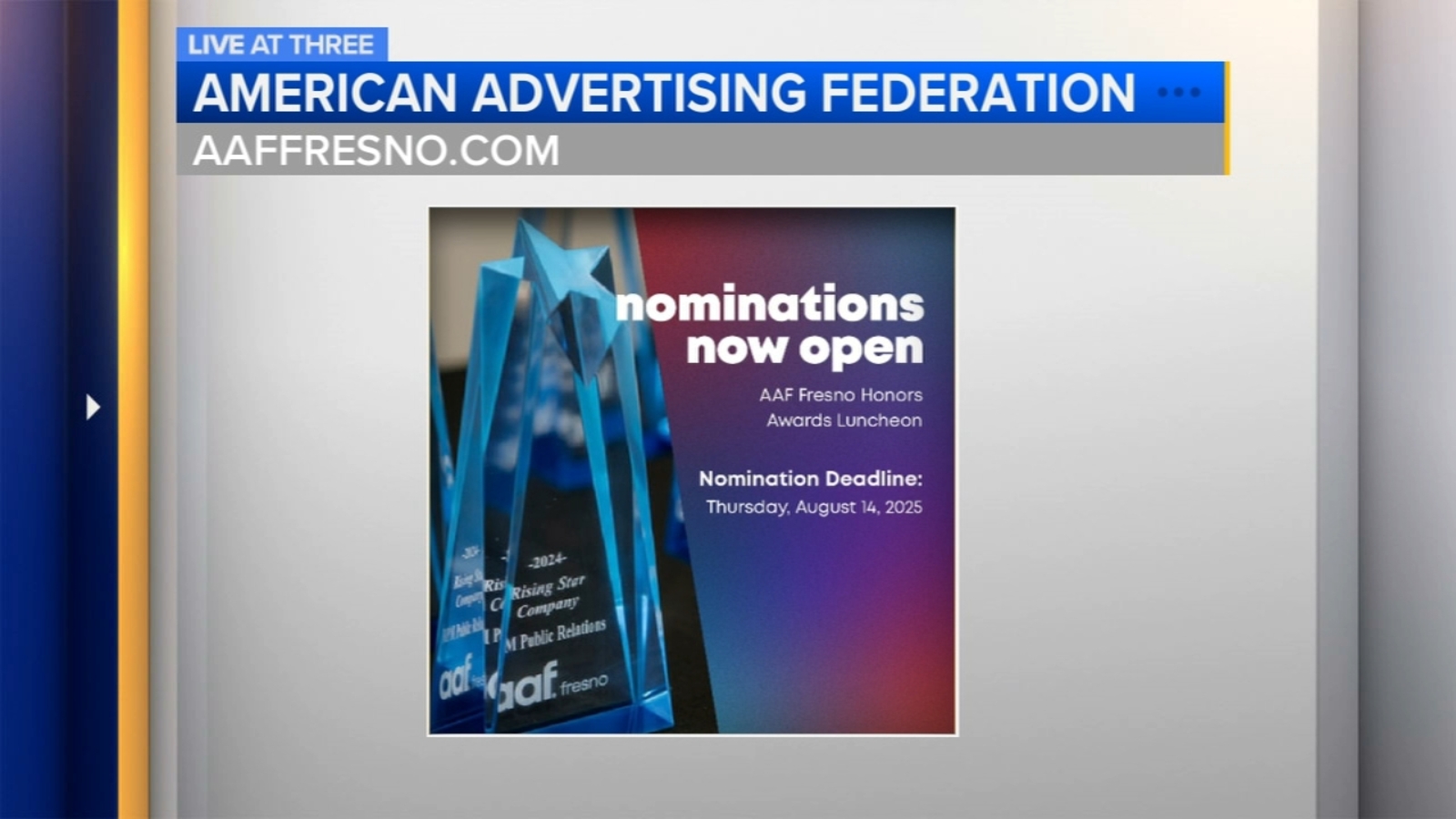 Event recognizing advertising, marketing and creative industries in Central California