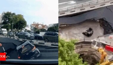 Heroic rescue: 7 Indians in Singapore pull woman from 3ft sinkhole; act opens debate on migrant workers' rights