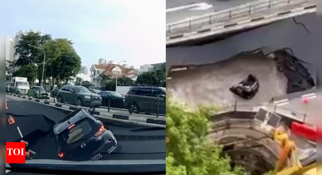 Heroic rescue: 7 Indians in Singapore pull woman from 3ft sinkhole; act opens debate on migrant workers' rights