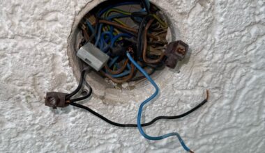 Light fixture mess