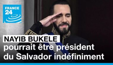 Le président du Salvador pourra briguer un nombre de mandats illimités • FRANCE 24