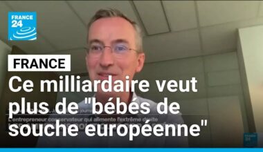Pierre-Edouard Stérin : le milliardaire veut plus de "bébés de souche européenne" • FRANCE 24