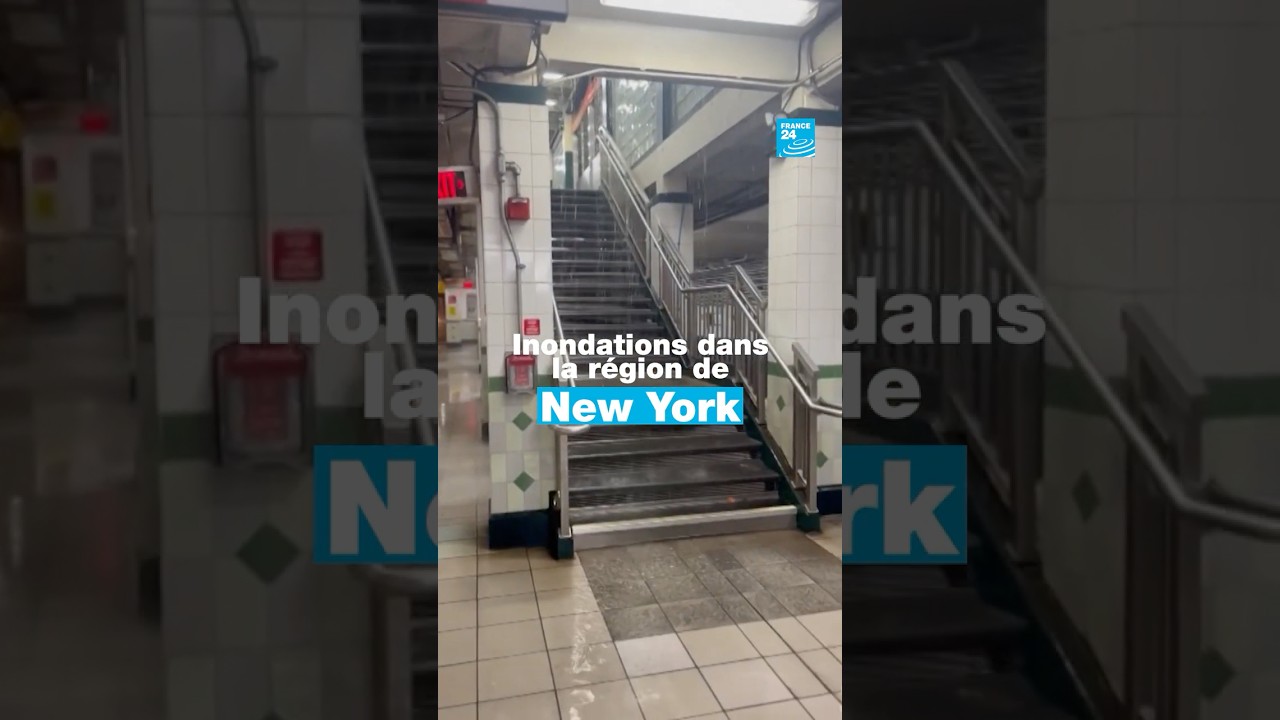 Inondations dans la région de New York 🌧️ • FRANCE 24