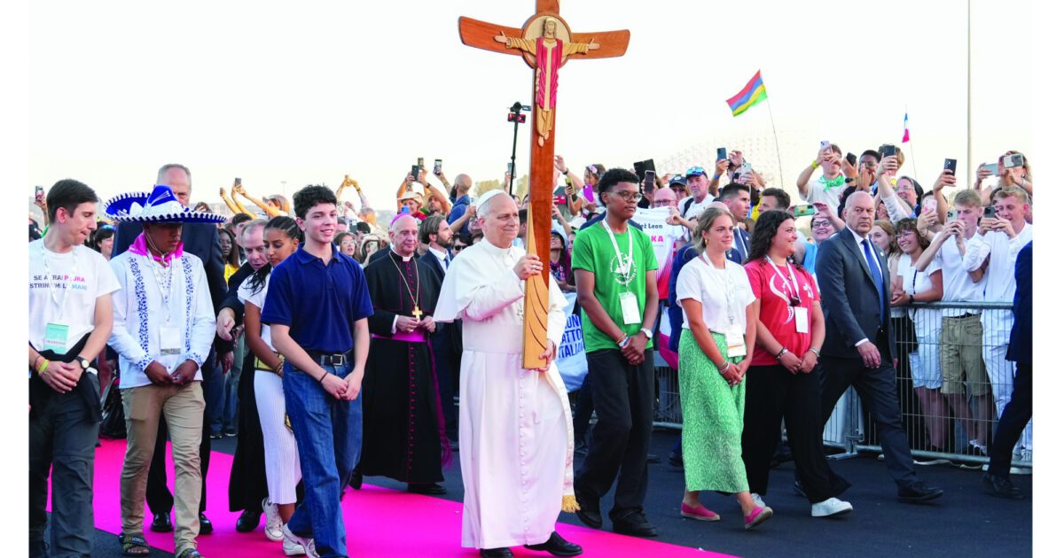 Pope Leo urges youth to find hope, friendship in Christ in uncertain times