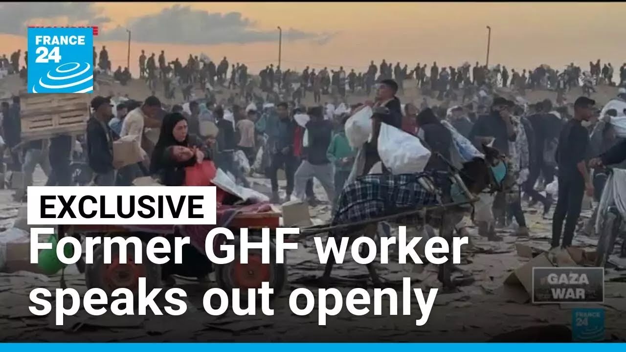 EXCLUSIVE: Former Gaza Humanitarian Foundation contractor speaks out to FRANCE 24 • FRANCE 24