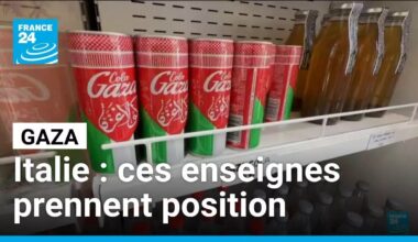 Italie : produits israéliens boycottés, des enseignes prennent position en soutien à Gaza