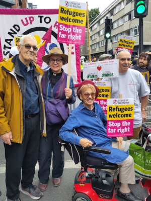 Refugees Welcome campaigners