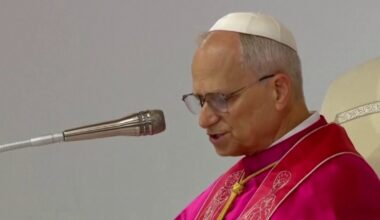 Pope Leo XIV addresses massive crowd at youth event
