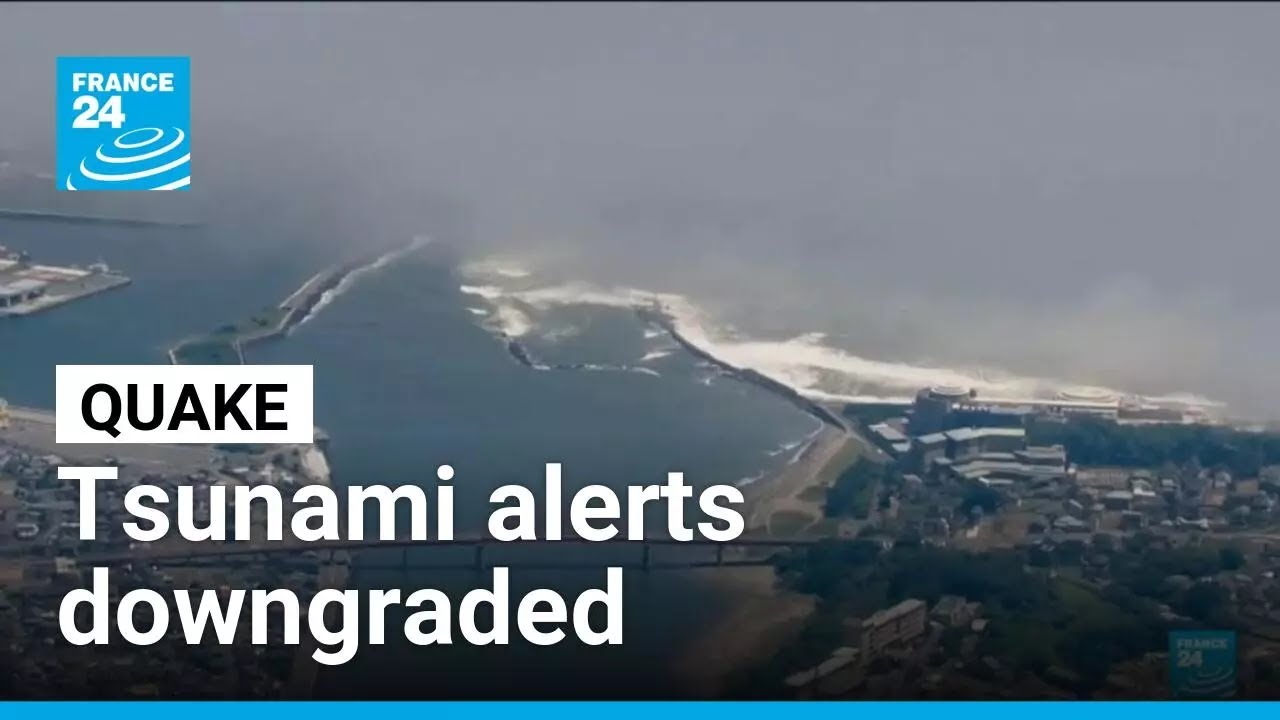 Tsunami alerts due to Russian quake downgraded in several nations • FRANCE 24 English