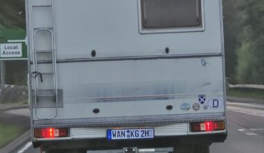 Got stuck behind this wank the other day...