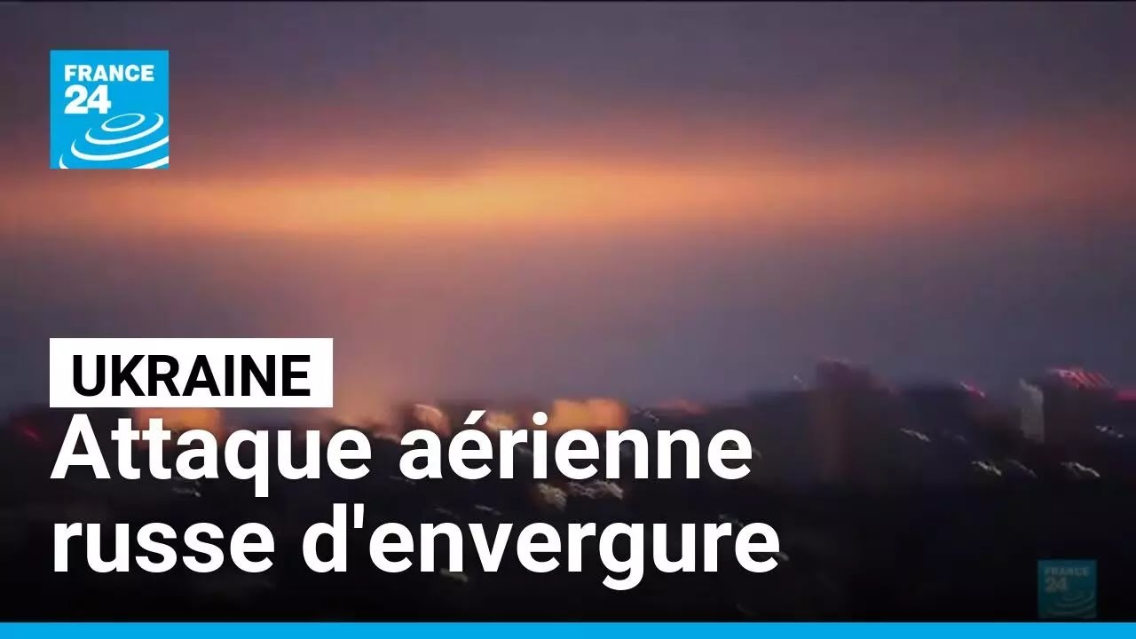 Guerre en Ukraine : une attaque aérienne russe d'envergure fait six morts à Kiev • FRANCE 24