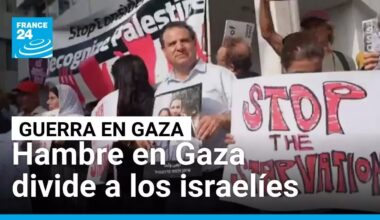 Reporte sobre hambre en Gaza divide opiniones en Israel • FRANCE 24 Español