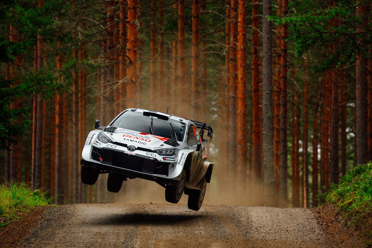 Kalle Rovanpera takes historic home win in Toyota 1-2-3-4-5