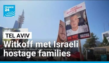 US envoy meets Israeli hostage families in Tel Aviv • FRANCE 24 English