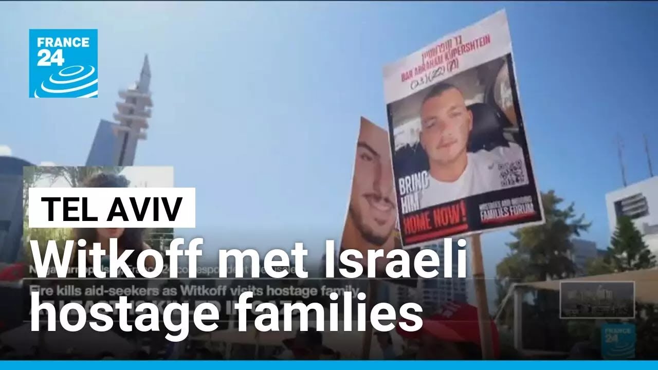 US envoy meets Israeli hostage families in Tel Aviv • FRANCE 24 English