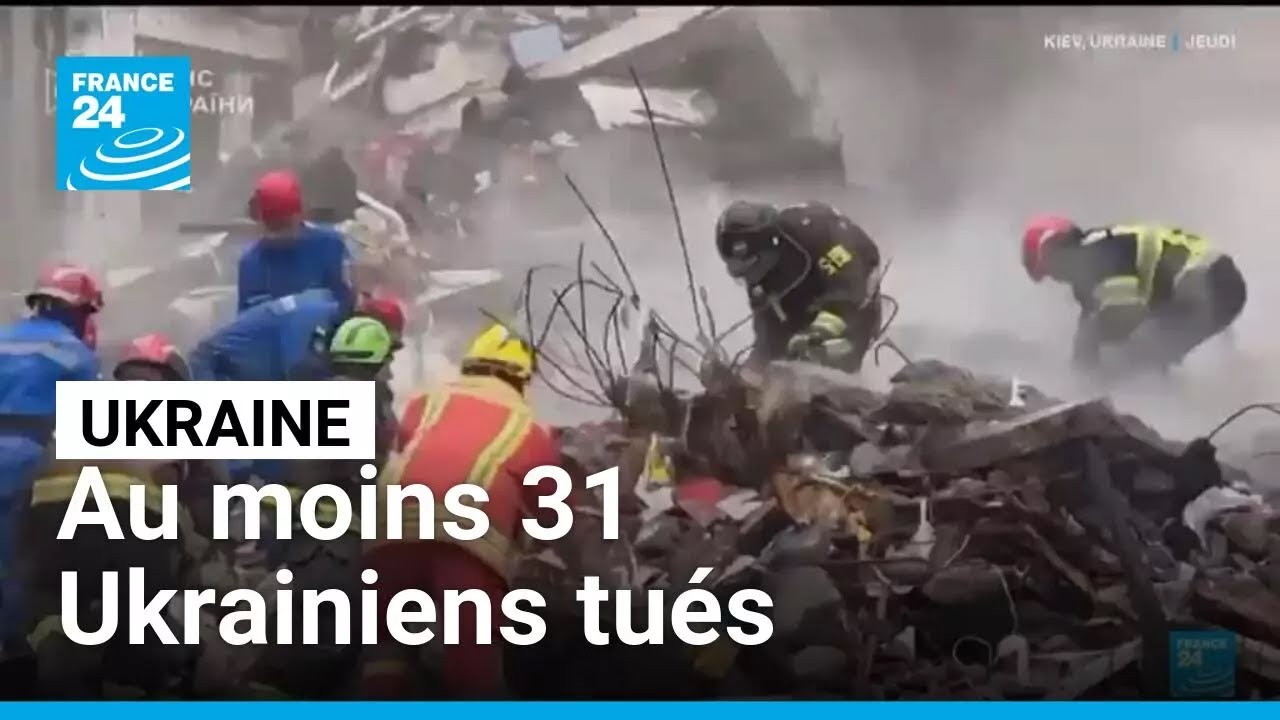 Bombardements russes sur Kiev : au moins 31 Ukrainiens tués • FRANCE 24