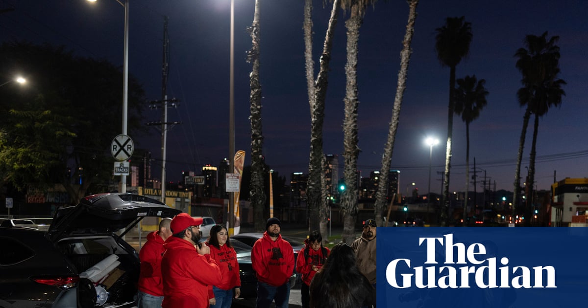 Inside the neighborhood patrols watching for Ice: ‘They thought they could scare us – but this is LA’ | Los Angeles Ice protests
