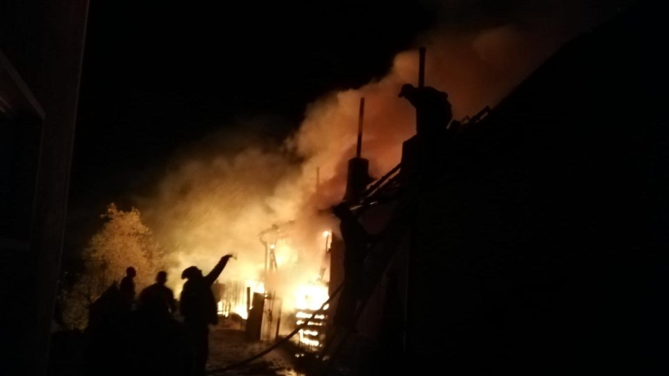 Incendiu la o unitate turistică din Râșnov