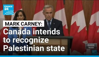 Canada intends to recognize Palestinian state at UN General Assembly: Carney • FRANCE 24 English