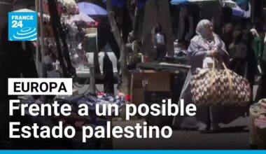 Reacciones a los planes europeos de reconocer el Estado palestino • FRANCE 24 Español