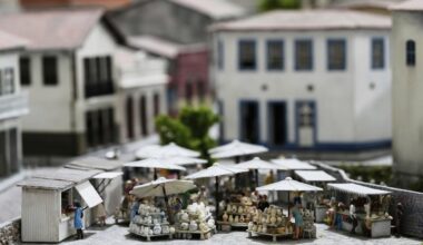 In a miniature world, climate change and environmental issues loom large