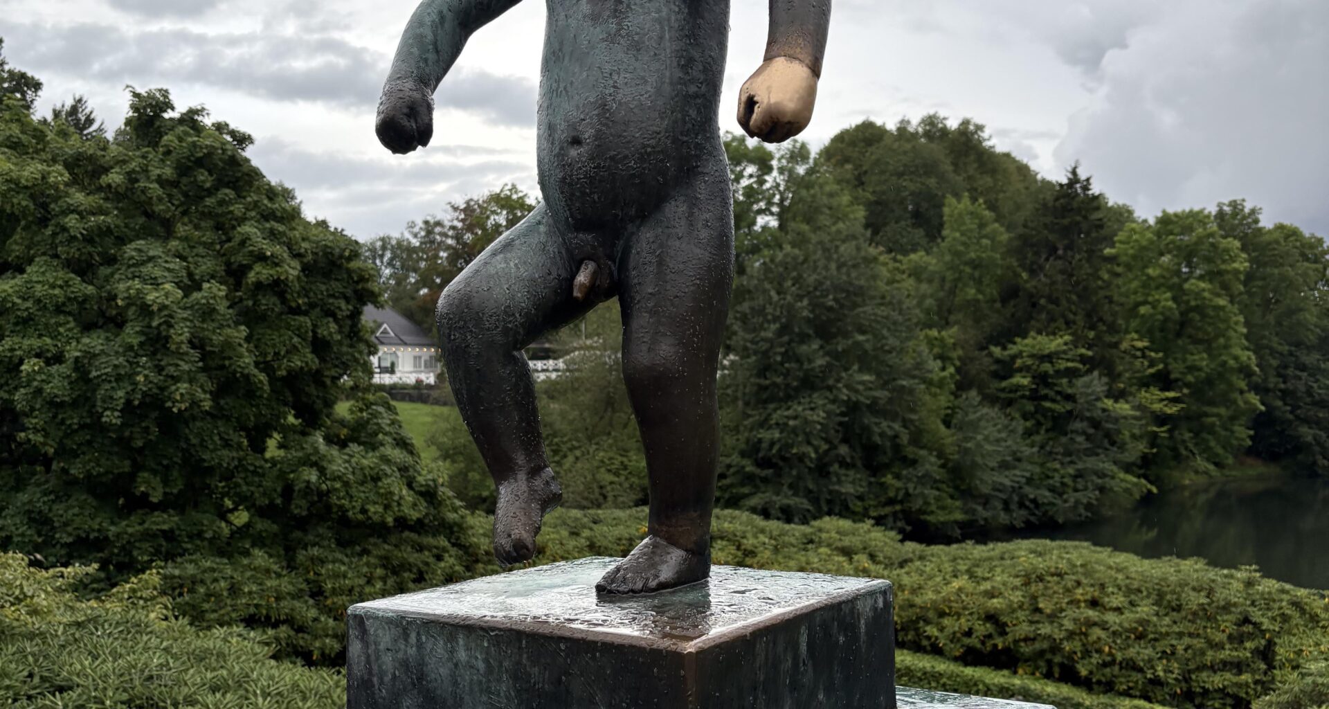 My reaction that I have to leave Oslo tomorrow!