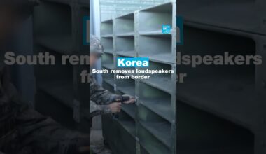 Korea: South removes loudspeakers from border 🕪 • FRANCE 24 English