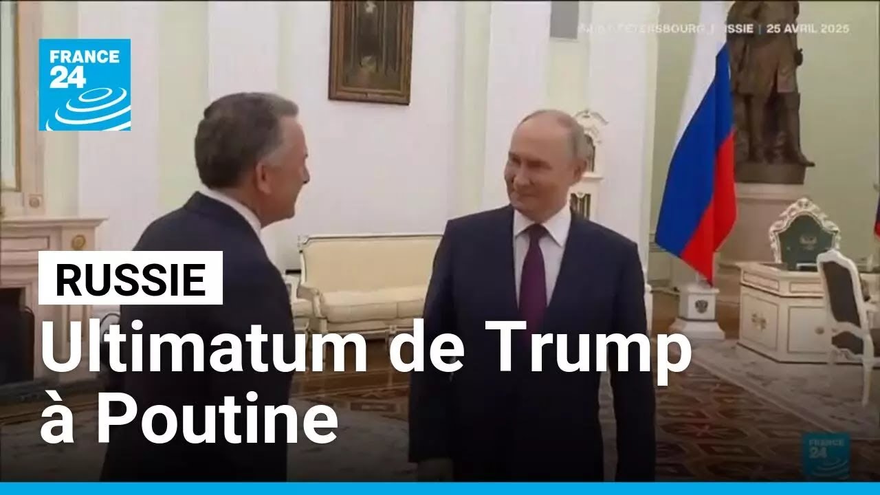 Ultimatum de Trump à Poutine: Steve Witkoff en Russie cette semaine • FRANCE 24