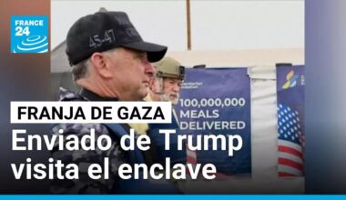Ayuda humanitaria en Gaza: Steve Witkoff visita centro de distribución en el enclave