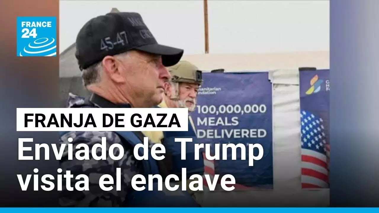 Ayuda humanitaria en Gaza: Steve Witkoff visita centro de distribución en el enclave
