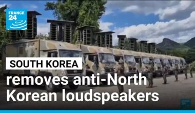 South Korea removes anti-North Korean loudspeakers on border • FRANCE 24 English