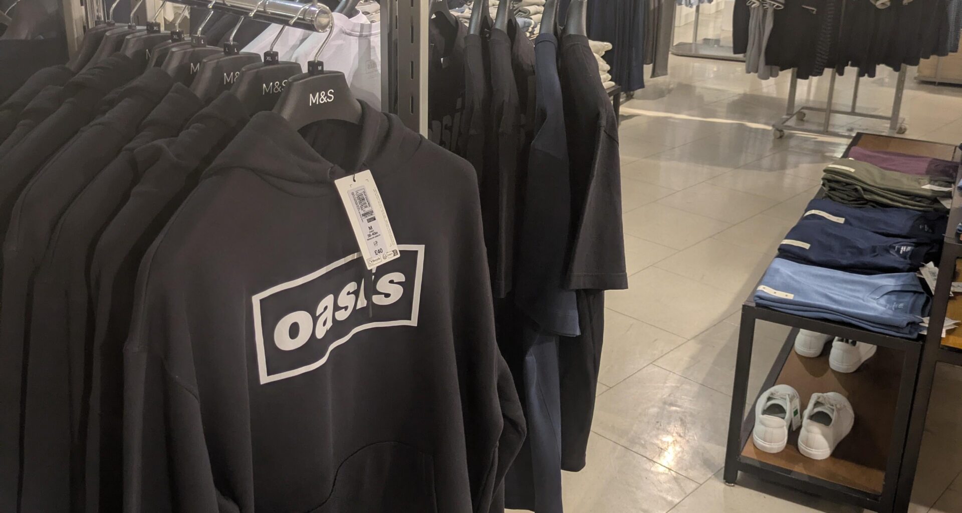 You know you've made it when they're selling your hoodie in M&S!