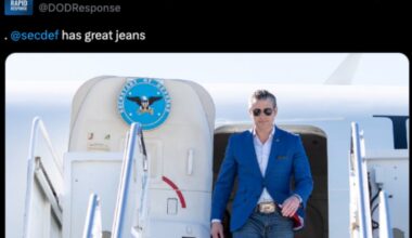 Hegseth ‘has great jeans’: Defense Department taps into MAGA’s obsession over Sydney Sweeney ad