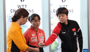 Draw ceremony of 2025 WTT Champions Yokohama kicks off in Japan-Xinhua