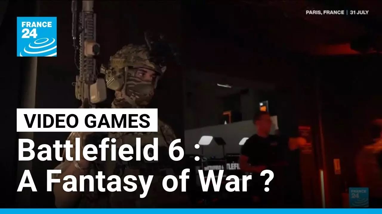 EA Previews new video game Battlefield 6 in Paris : A Fantasy of War ? • FRANCE 24 English