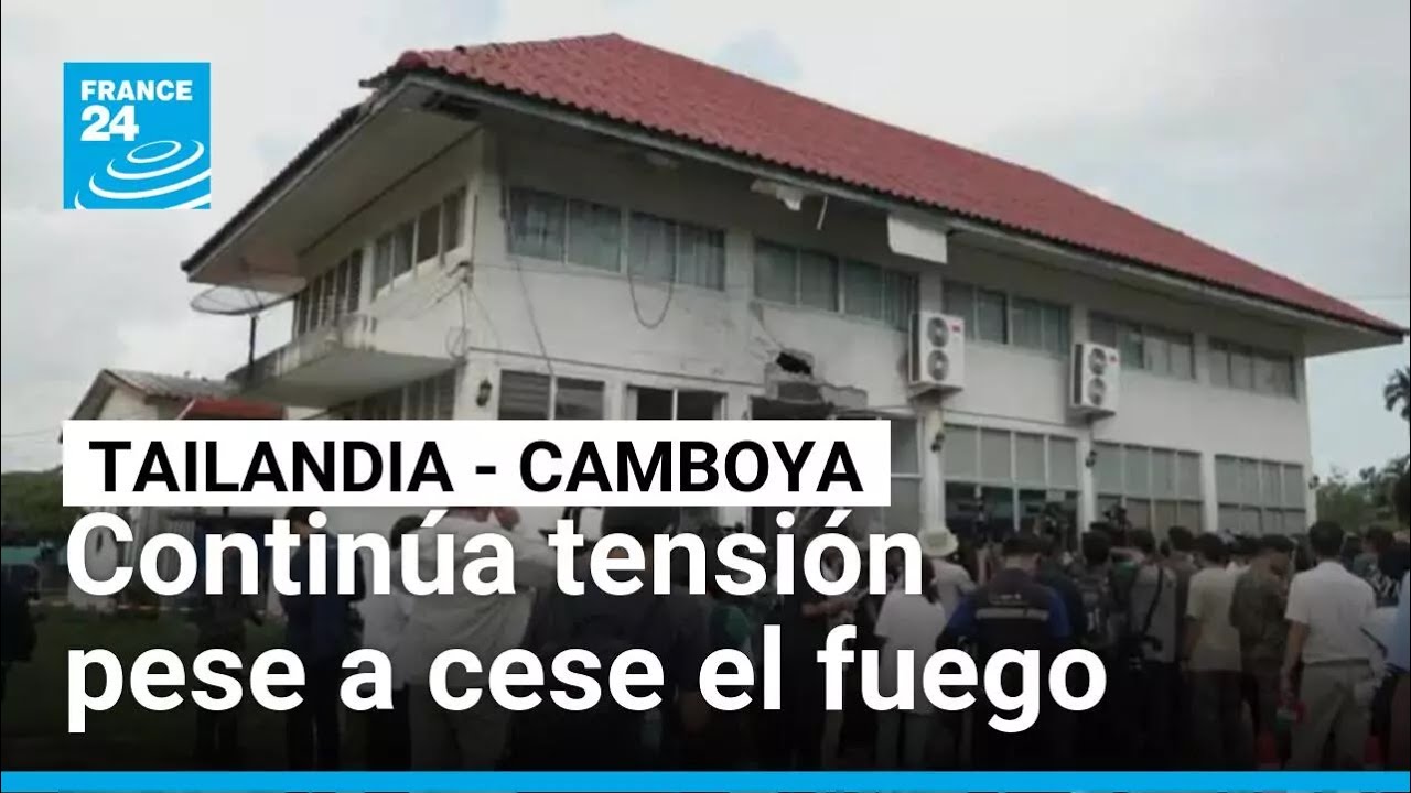 Continúa tensión entre Tailandia y Camboya pese a cese el fuego