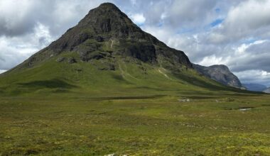 Along the Pass of Glencoe, not sure what mountain