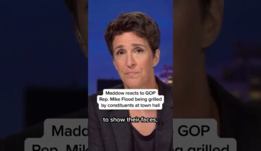 Maddow reacts to GOP Rep. Mike Flood being grilled by constituents at town hall