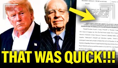 🚨Trump INSTANTLY FOLDS in Case against Murdoch