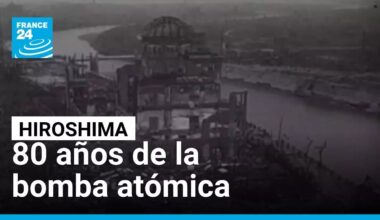 ¿Se aprendió la lección? 80 años de la bomba atómica en Hiroshima en un complicado escenario mundial