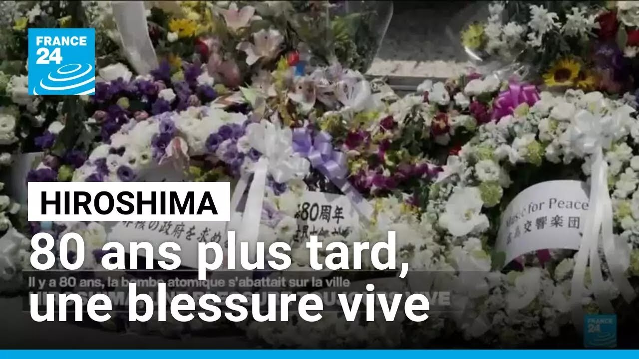 Japon : 80 ans depuis Hiroshima, une blessure toujours vive • FRANCE 24