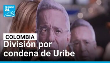 Colombia dividida tras anuncio de condena de expresidente Uribe