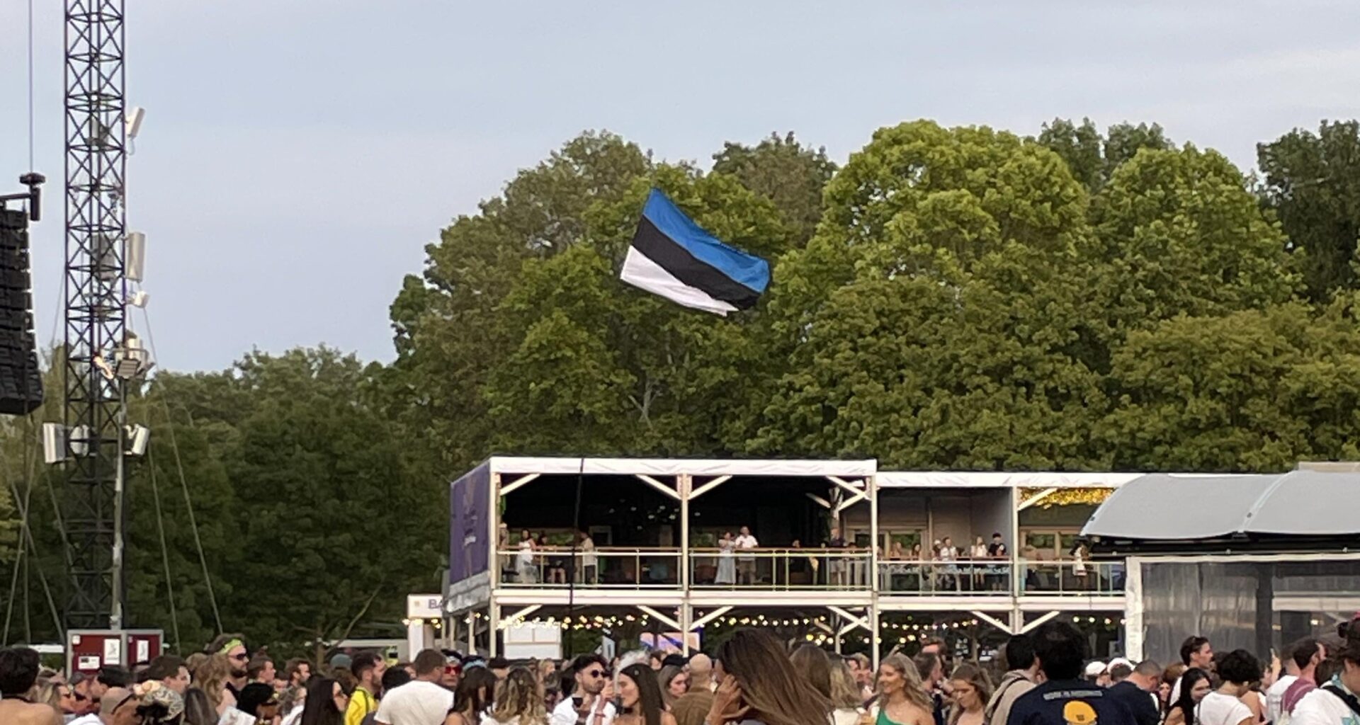 Whenever I go to an event, Estonian flag pole is always the longest