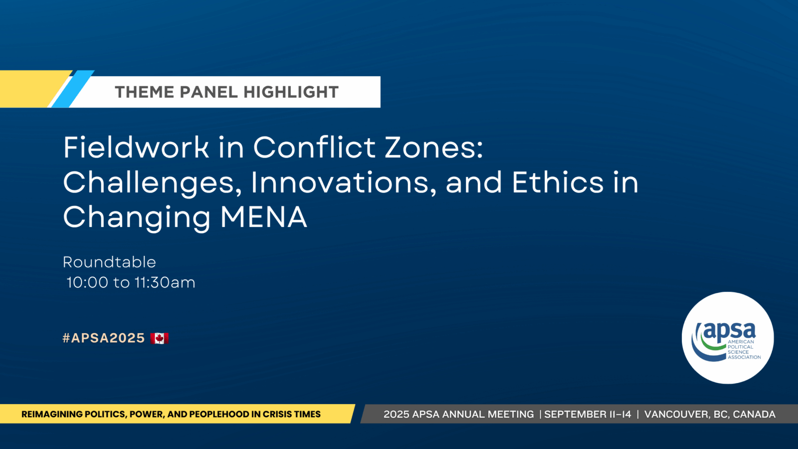 Challenges, Innovations, and Ethics in Changing MENA -