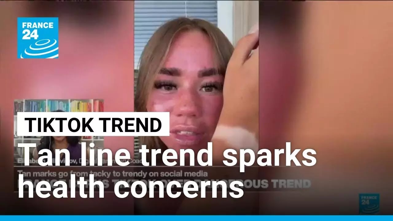 TikTok Tan line trend sparks health concerns • FRANCE 24 English